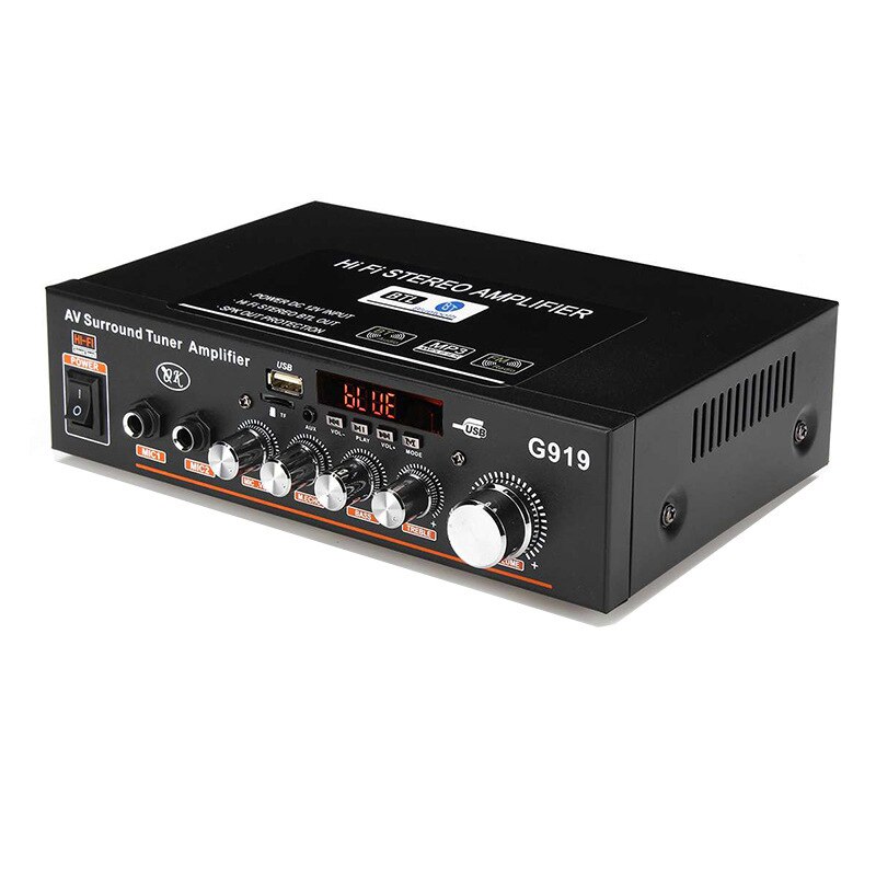 12V/220V 360W G919 Mini Amplificador Audio- Bluetooth Stereo Energie Verstärker Digital FM SD Hifi 2CH Ampere Musik Spieler Für Auto Heimat