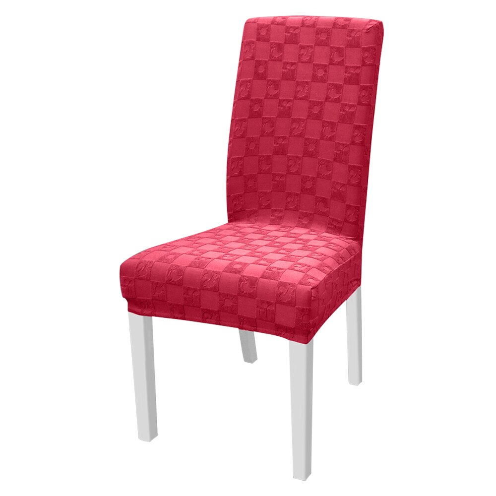 Joustava kangas pehmeä tuolin päällinen pölytiivis suoja ruokapöydän ravintolan suoja: G298498 / 1pc