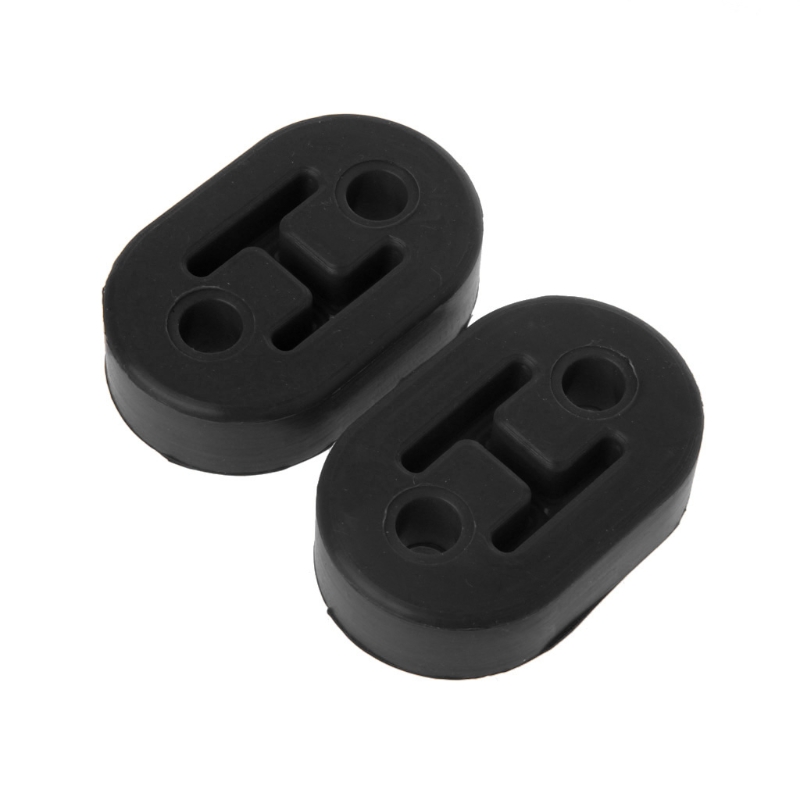 2x Heavy Duty Exhaust Hanger Bushing Support 2 Holes Bracket Rubber Mountqiang