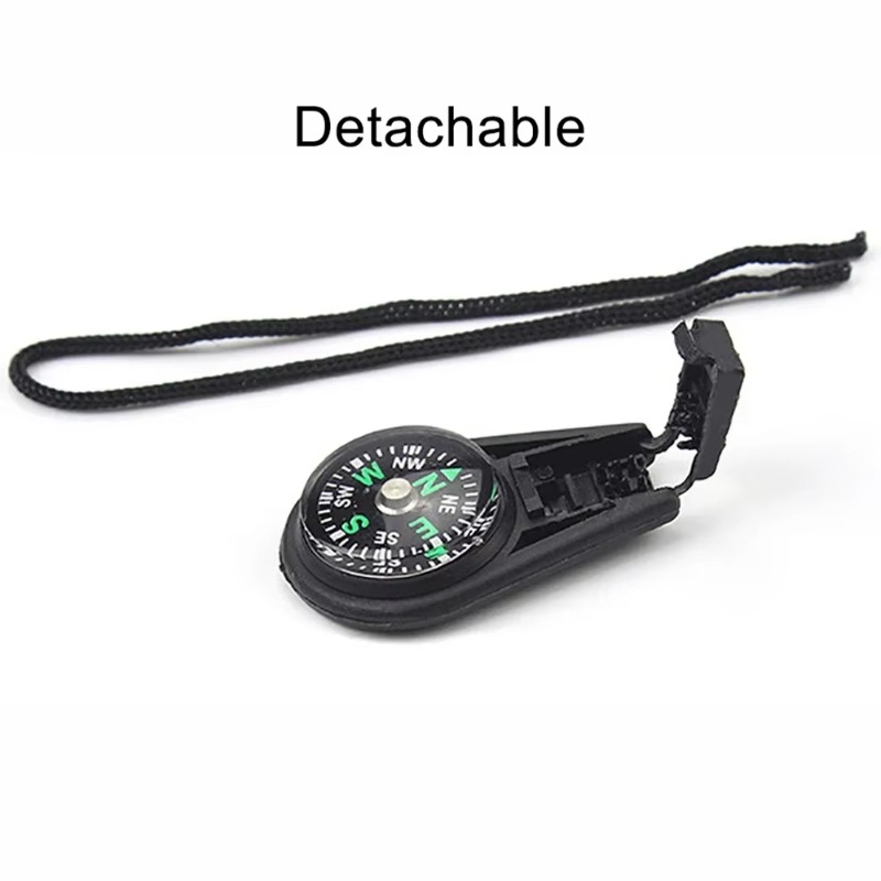 Plastic Mini Kompas Outdoor Survival Gereedschap Kamperen Wandelen Reizen Pocket Navigator Multifunctionele draagbare klimuitrusting