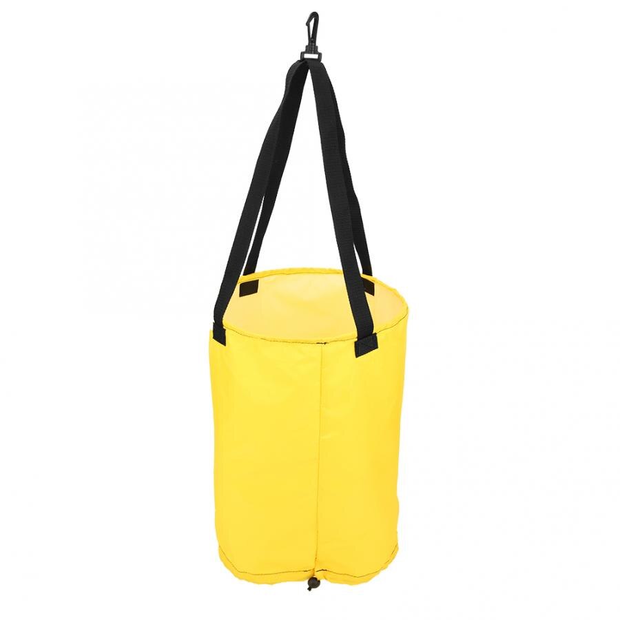 Adjustable Swimming Resistance Training Water Bag Strength Exerciser Drag Parachute Adults Children Floating Oxford Swim Trainer: YELLOW