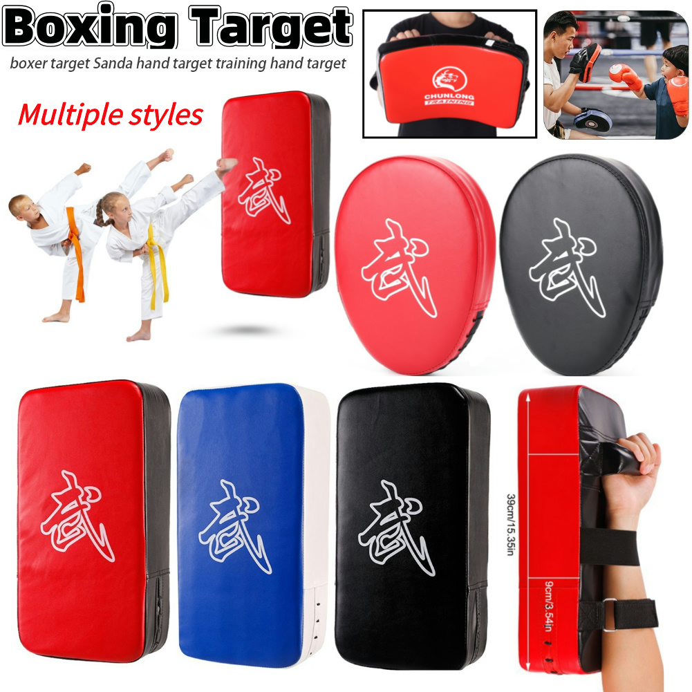 Boxing Target Boxing Pad PU Leather Boxing Focus Pad Muay Thai Foot Target for Kicking Boxing Shield Training