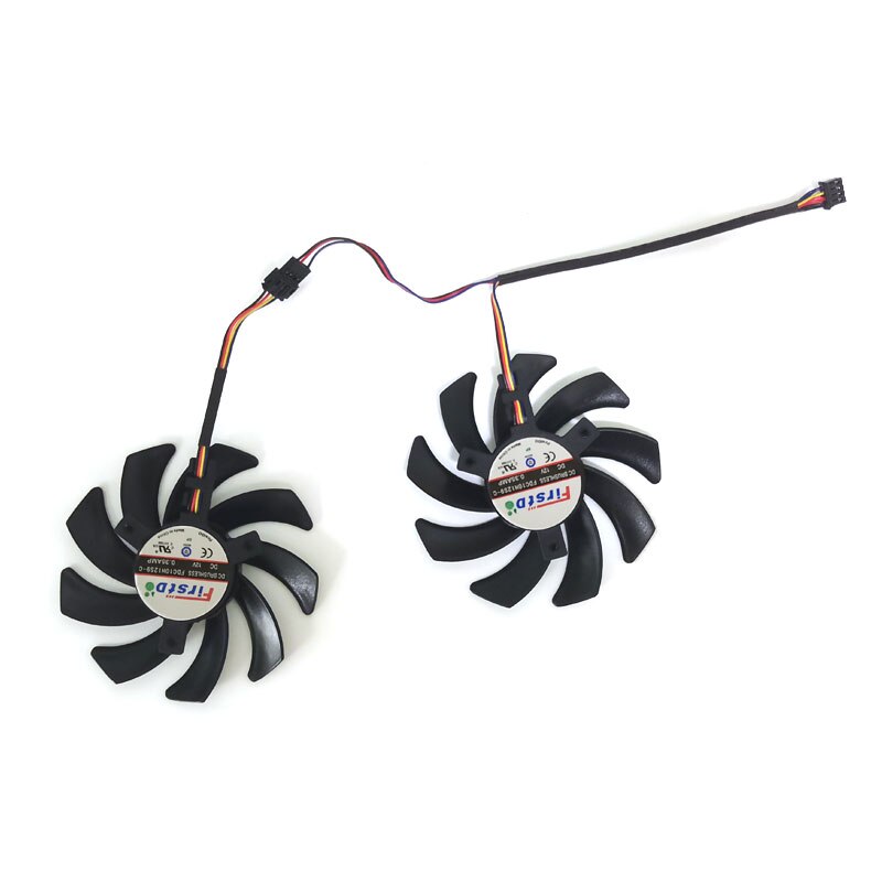 85Mm FD7010H12S FDC10H12S9-C 4Pin Gpu R9 390 Fan Voor Vervangen Xfx R9 390/X R9 280 270 Platina edition Oc Videokaart Fan