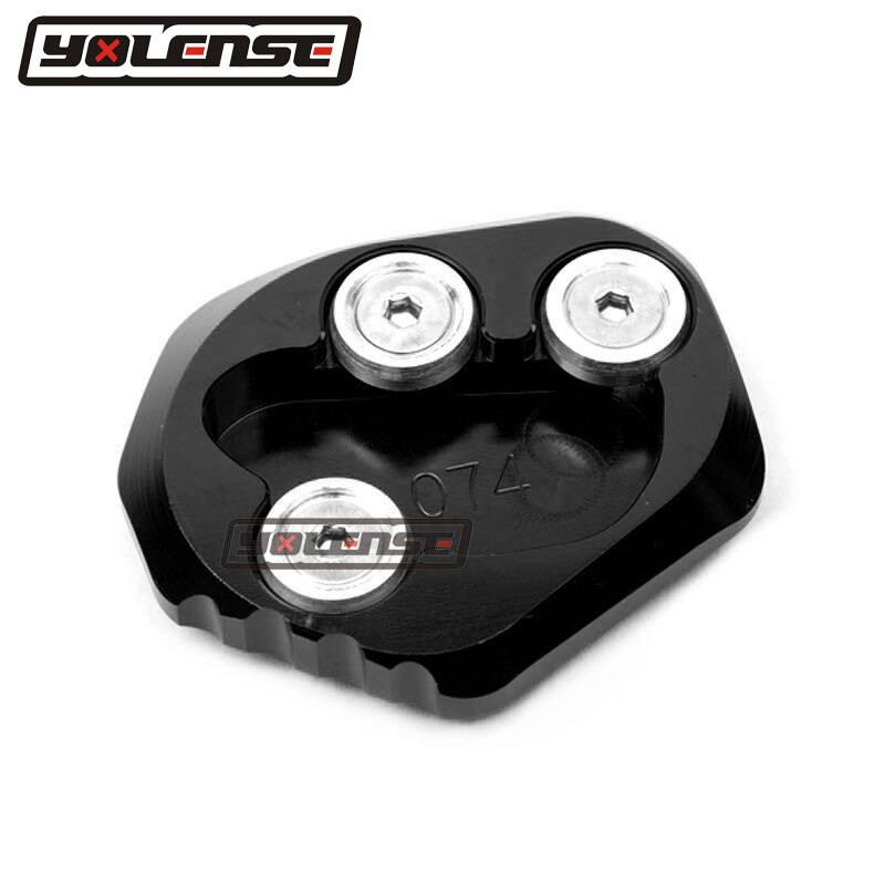 Moto CNC béquille pied Support latéral Extension Pad Support plaque agrandir Support pour YAMAHA YZF-R6 YZF R6 YZFR6