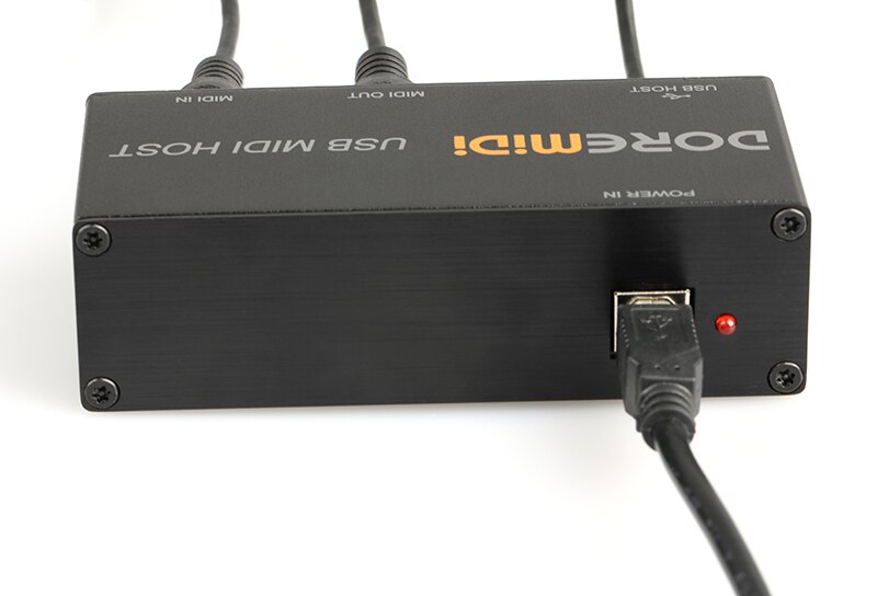 DOREMiDi UMH-10 USB MIDI Host caja MIDI Host USB A Adaptador de convertidor MIDI