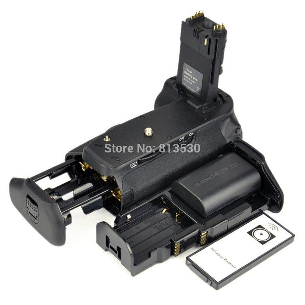 BG-E13 Battery Grip + IR Remote+ 6 AA Battery Solt + LP-E6 Battery Hold +LP-E6 Battery for Canon EOS 6D Digital SLR Camera.