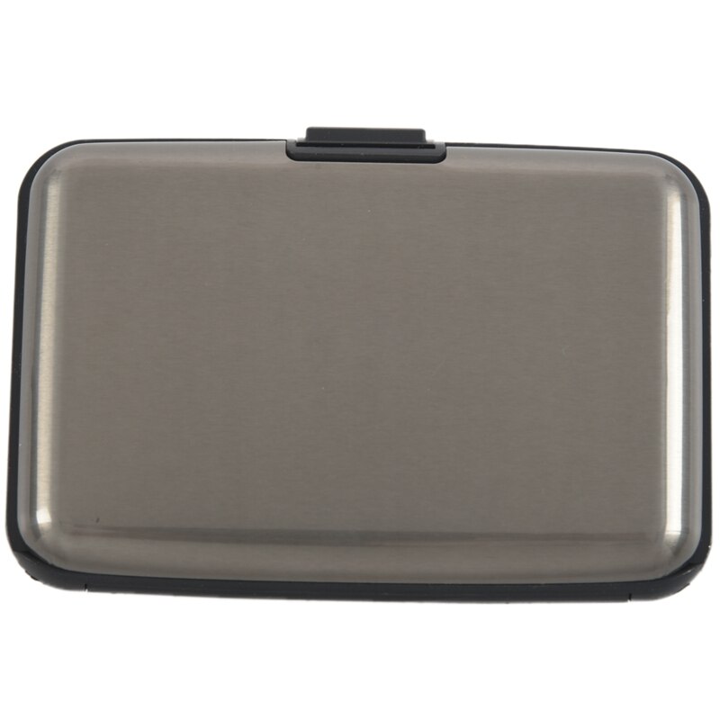 aluminum wallet credit card holder aluminum certificate business card holder waterproof