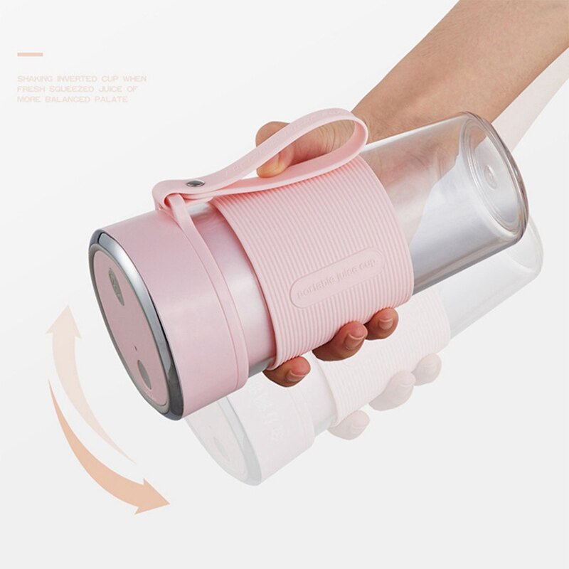 Personal Blender for Shake and Smoothie Portable Fruit Juice Mixer Rechargeable Personal Size Blender for Travel