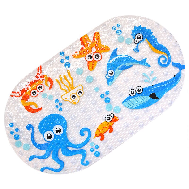 Cartoon Badkamer Antislip Mat, Badkamer Antislip Water-Proof Mat, pvc Materiaal Niet Vervagen, Kinderen Badmat