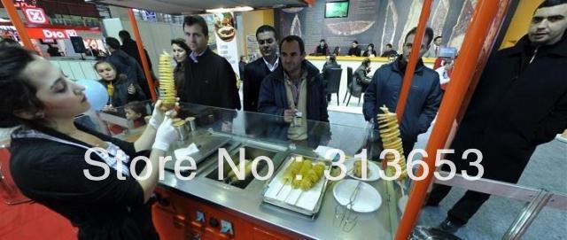 Neue manuelle Tornado kartoffel maschine, Kartoffelspirale schneidemaschine, kartoffelschneider maschine/kartoffelchips maschine