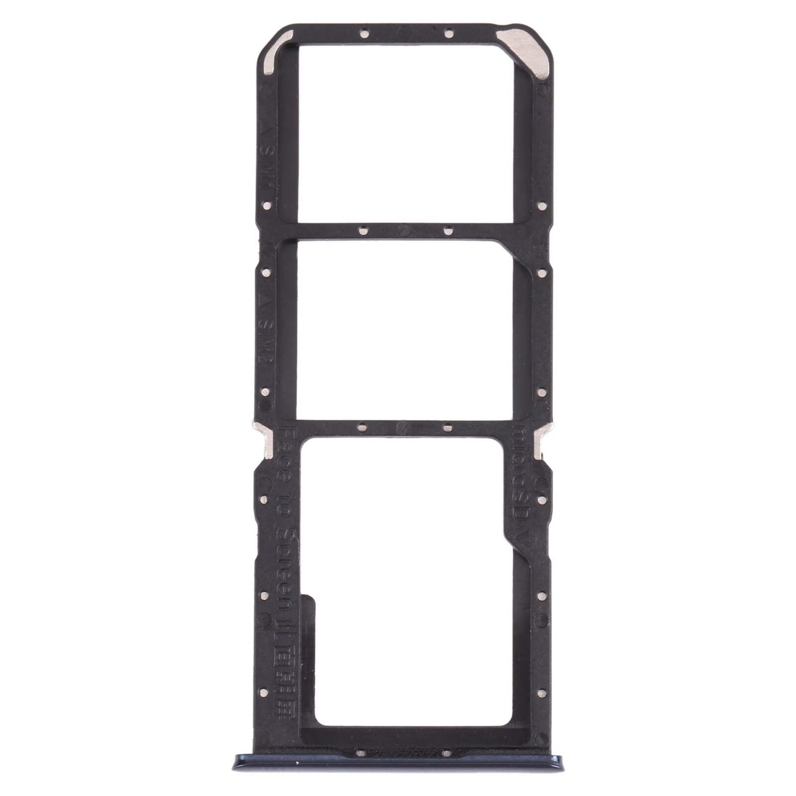 Sim Kaart Lade + Sim Card Tray + Micro Sd Card Tray Voor Oppo A74 4G CPH2219