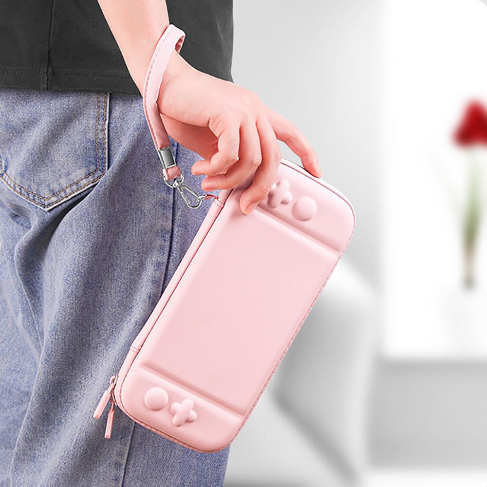 iBen Storage Bag For Nintend Switch Portable Travel Protective Bag Water-Resistent PU Carrying Shell Case For Switch Game