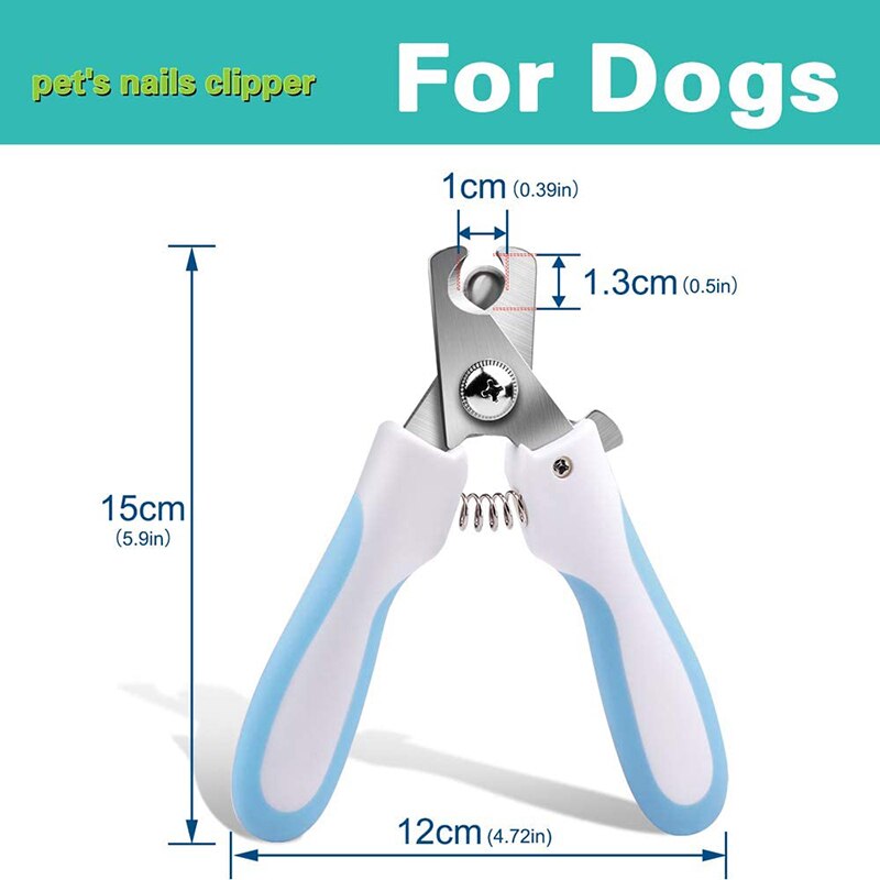 Benepaw Durable Dog Nail Cutter Efficient Pet Nail Clipper For Dogs With Safety Guard To Avoid Over-Cutting Cat Grooming Tool
