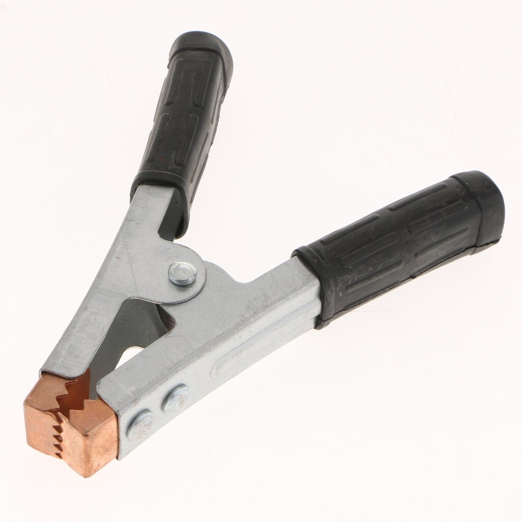 300A Spring Loaded Welding Ground Earth Clamp Alligator Clip: Black