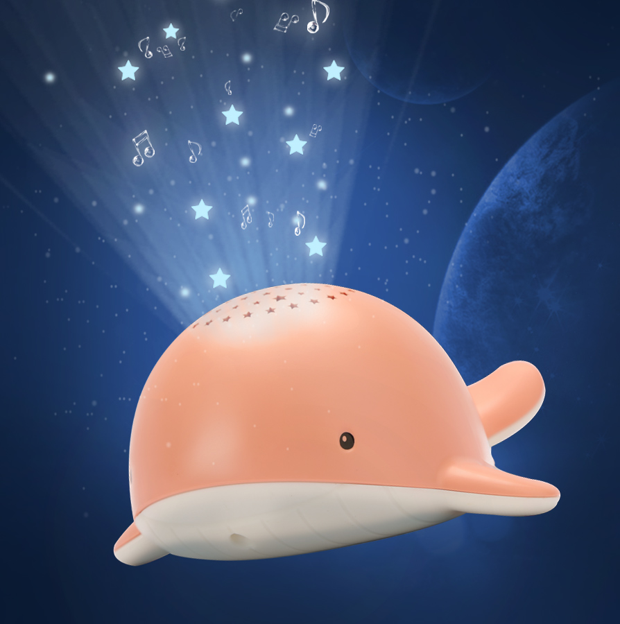 Baby der Nacht Lichter Stern Himmel Projektor Spielzeug Baby Musikalische Mobilen Licht USB Ladung Bluetooth Fernbedienung Spielzeug Weihnachten: Rosa
