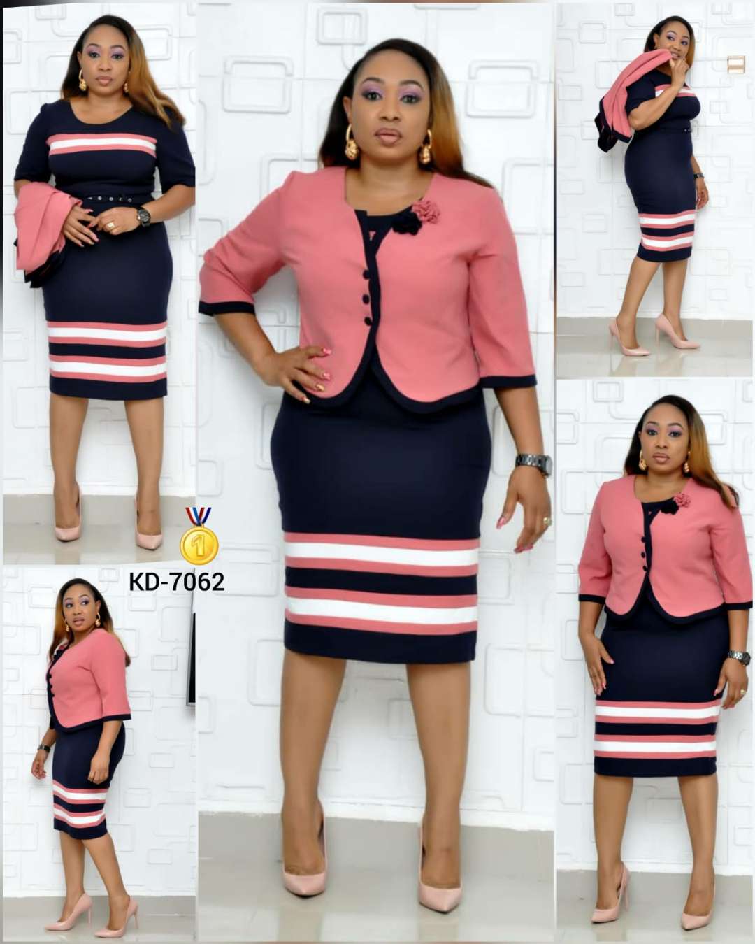 2XL-6XL Plus Größe Afrikanische Kleider Für Frauen Frühling Herbst Elegent Stil Afrikanische Frauen Polyester Midi- Kleid