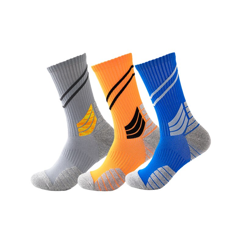 3 Pairs Mens and Women Athletic Basketball Socks Outdoor Running Cycling Sports Socks Compression Socks: AD029