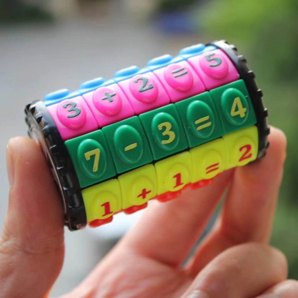 Kids Math Toy Mathematical Figures Digital Magic Puzzle Cubes Game Educational Toys For Children Early Learning