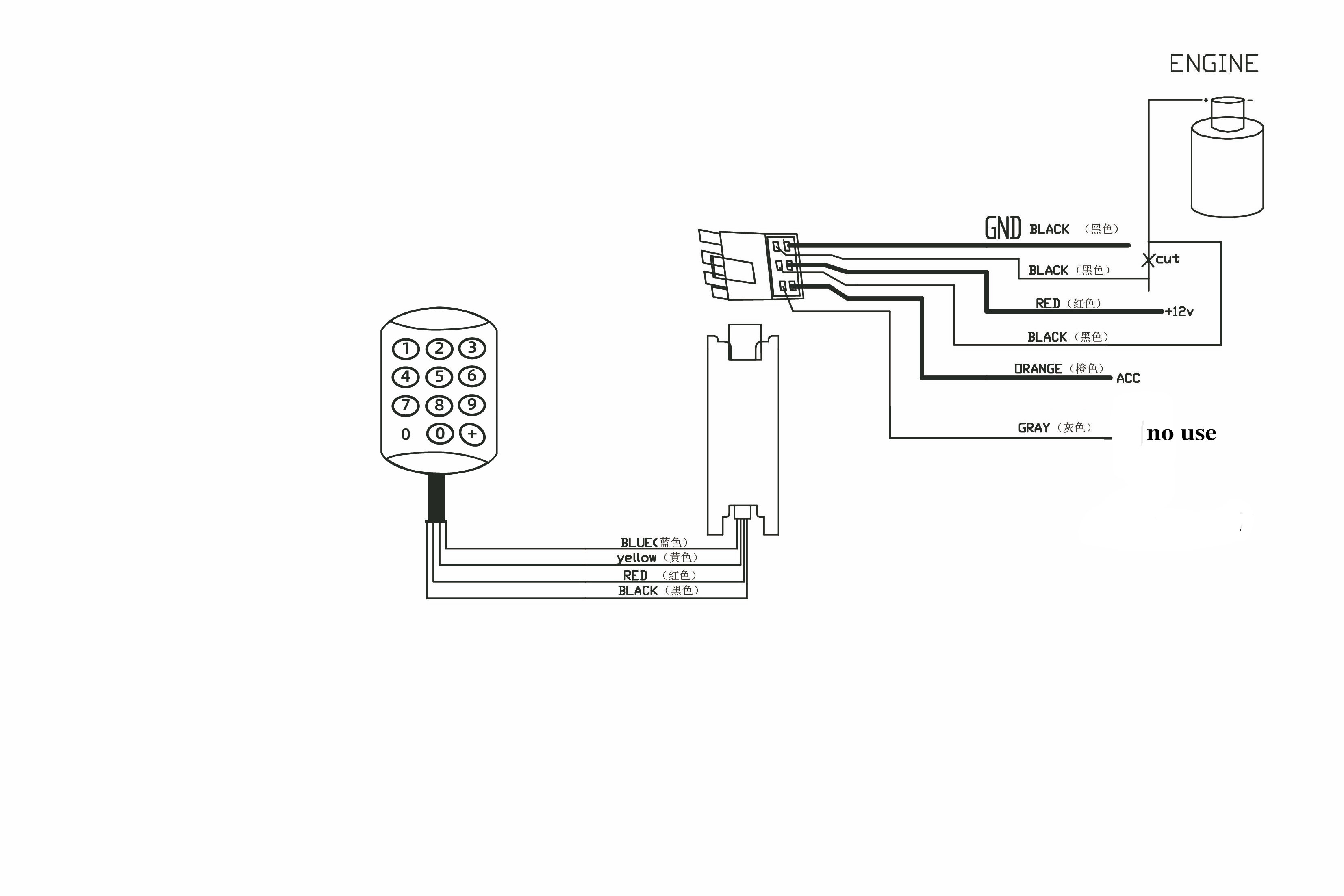 car keypad password immobilizer , engine locker,one wire two way communication ,more secure