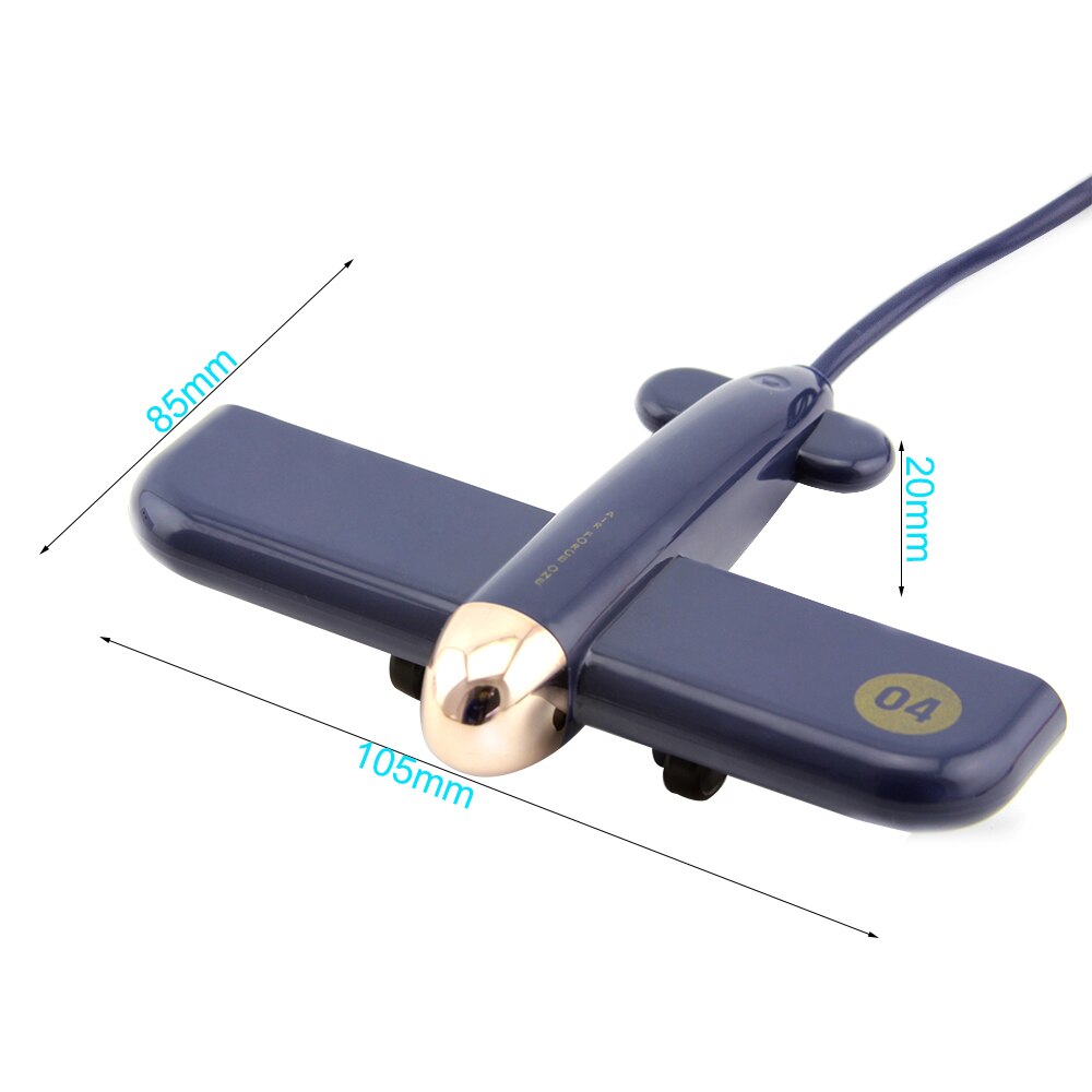 Concentrador de red USB 2,0, adaptador divisor con forma de avión, multipuerto, expansor de 7 puertos con adaptador Usb divisor para ordenador portátil