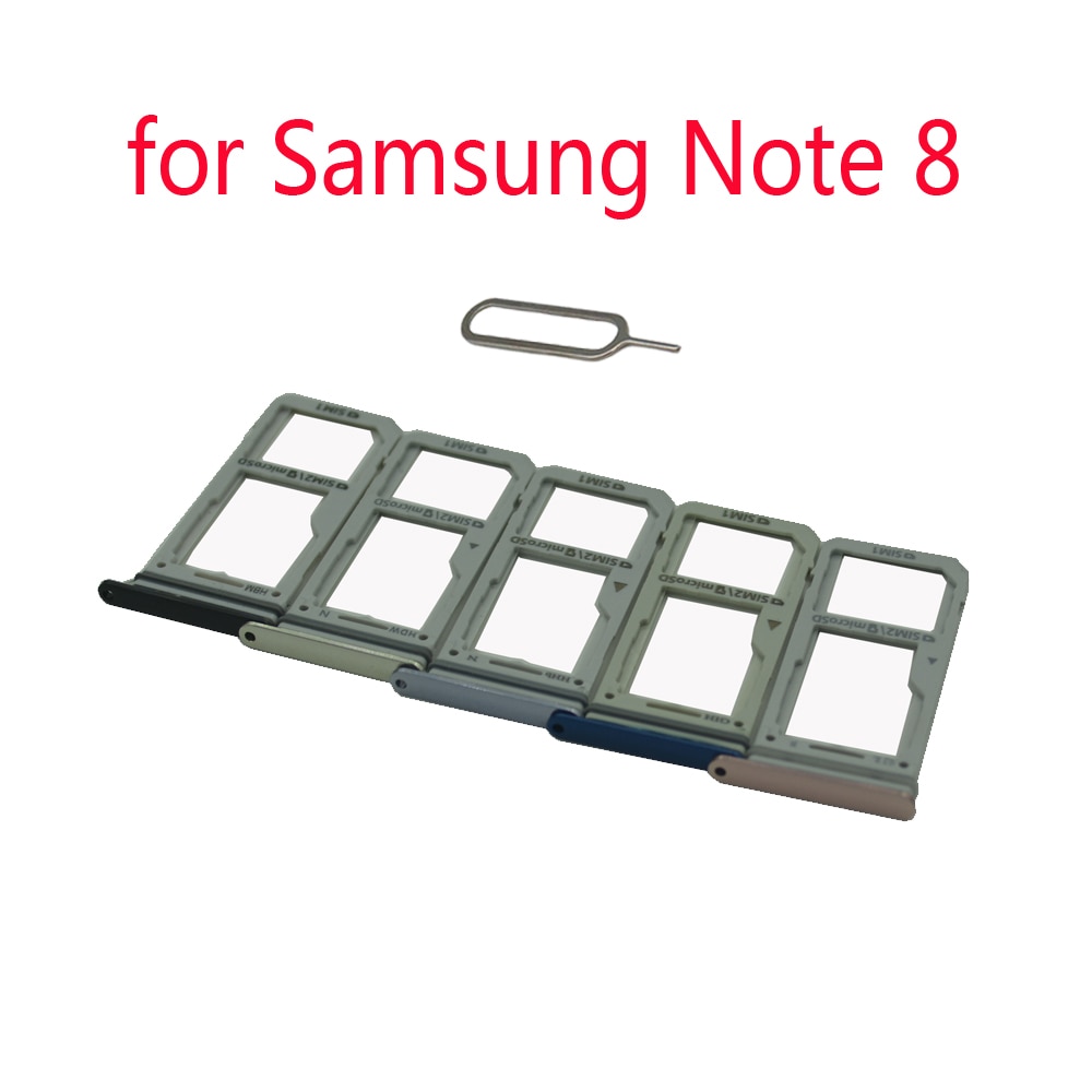 Sim Tray Adapter For Samsung Galaxy Note 8 N950 N950F N950N N950U N950W N950X Original Phone Housing SIM Micro SD Card Holder