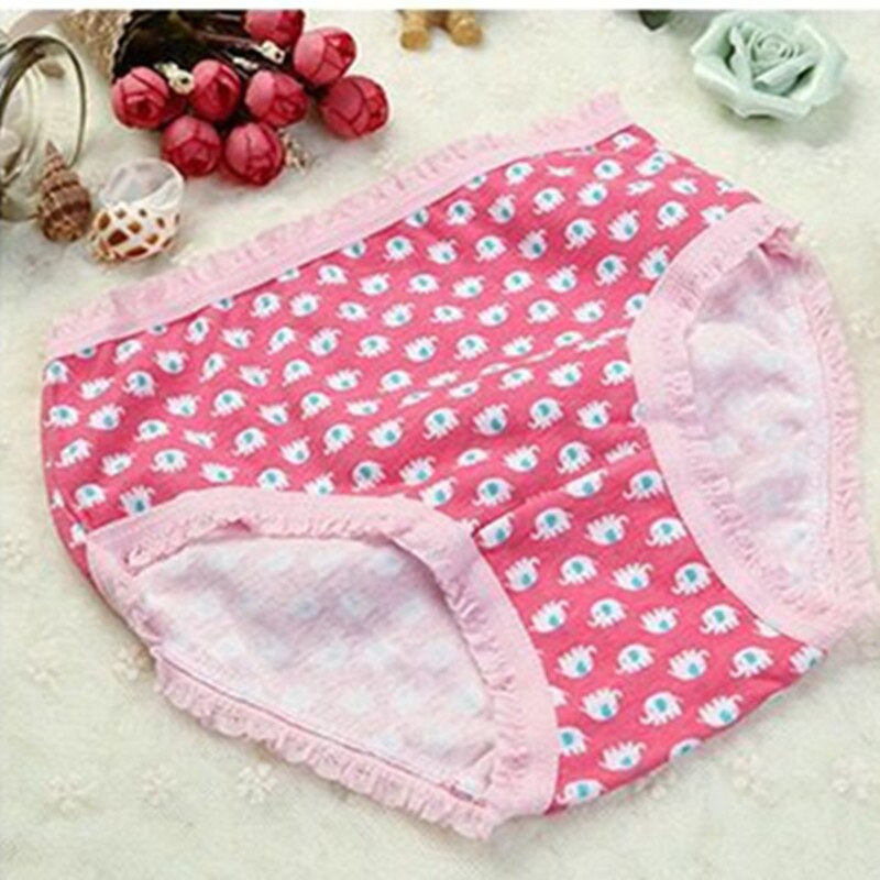 6 pz/lotto ragazze intimo pantaloncini bambini slip stampa mutandine di cotone Ctnn0040