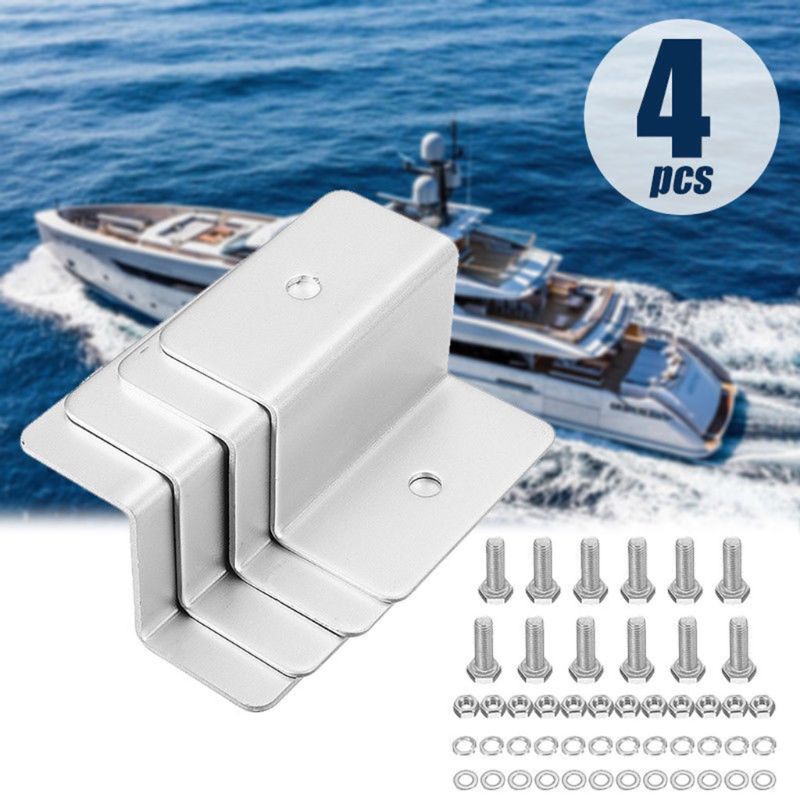 4 Stuks Z Stijl Zonnepaneel Montage Kits Zonnepaneel Z Beugel Mount Montage Set Rv Boot Off Grid