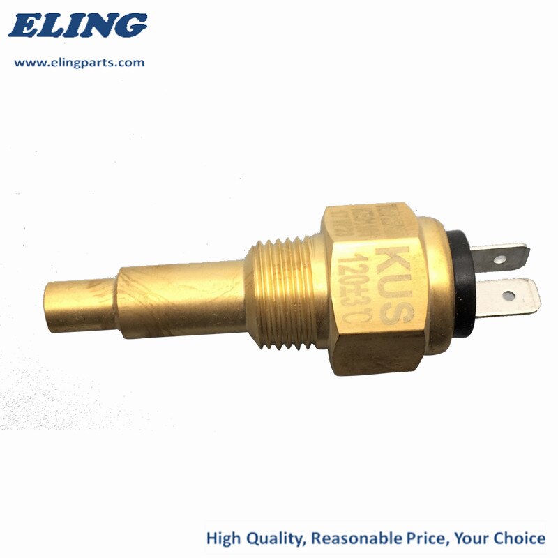 KUS Universal 52mm(2") Car Oil Temp Temperature Gauge Sensor Meter Indicator 50-150℃ 12V 24V Automotive Waterproof: M14x1.5 no alarm