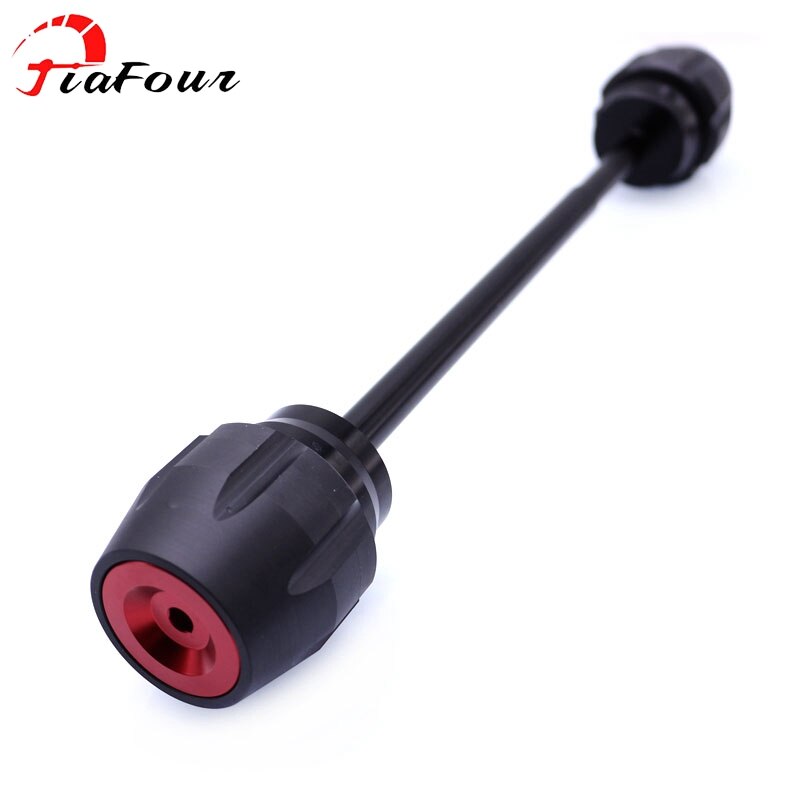 Protetor de roda adequado para kawasaki z900 z, 900, 2017-2019 anos, acessórios para motocicleta, eixo frontal, garfo, batedor: Vermelho