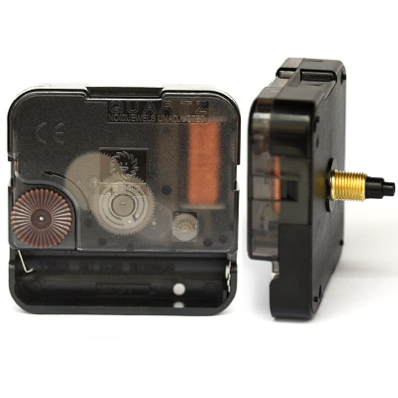 DIY Quartz Clock Mechanism Movement Classic Black Clock Motor Parts No Ticking Home Decor Clockwork Replacement Essential Tools