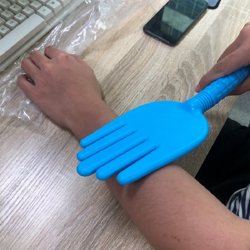 Silikon massager klapp flytande punkt hand stick helkroppsbehandling bärbar lindra trötthet avslappning hälsovård verktyg terapi