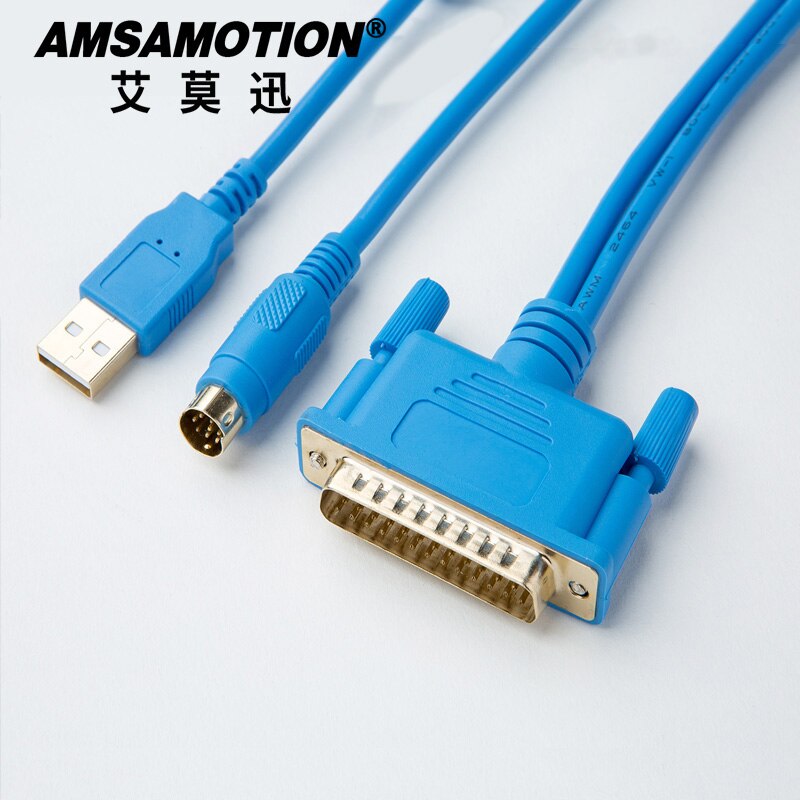 USB-SC09 Suitable for Mitsubishi FX/A FX1N 2N 1S 3U Series PLC Programming Cable SC-09 Data