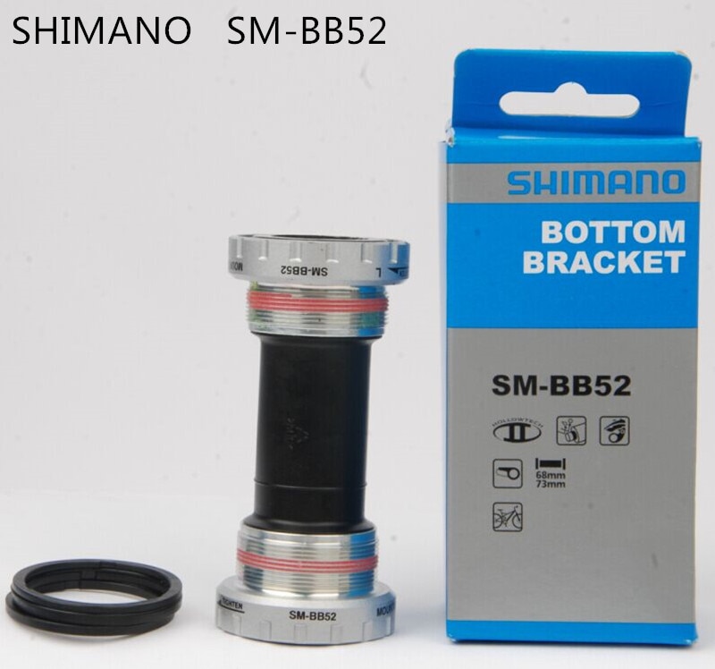 Originele Shimano Sm BB52 Hollowtech Ii Mountainbike Trapas 68/73Mm BB52 Trapas
