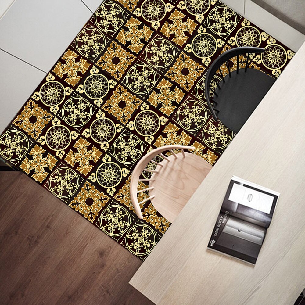 Moslim Stijl Matte Oppervlak Muursticker Lijm Antislip Tegel Decoratie Film Voor Tegels/Floor In Keuken Badkamer pvc Muurschildering