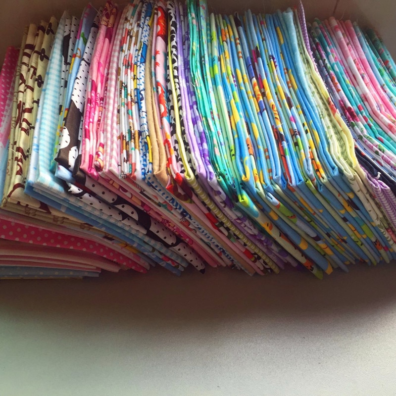 Teramila Cotton Fabric 4PCS/lot Random Designs 100% Cotton Twill Cloth for Sewing Tissus Patchwork Telas Tecido Quilting 40x50cm