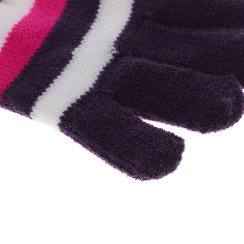 Enfants filles garçons enfants magique extensible mitaines tricoté bébé gants hiver plus