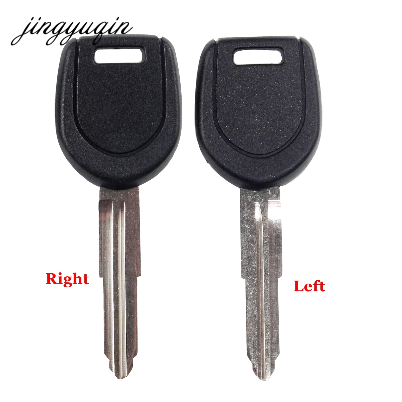 Jingyuqin 20 Stks/partij Transponder Sleutel Shell Voor Mitsubishi Colt Outlander Mirage Pajero Remote Key Geen Chip Links & Rechts Blade