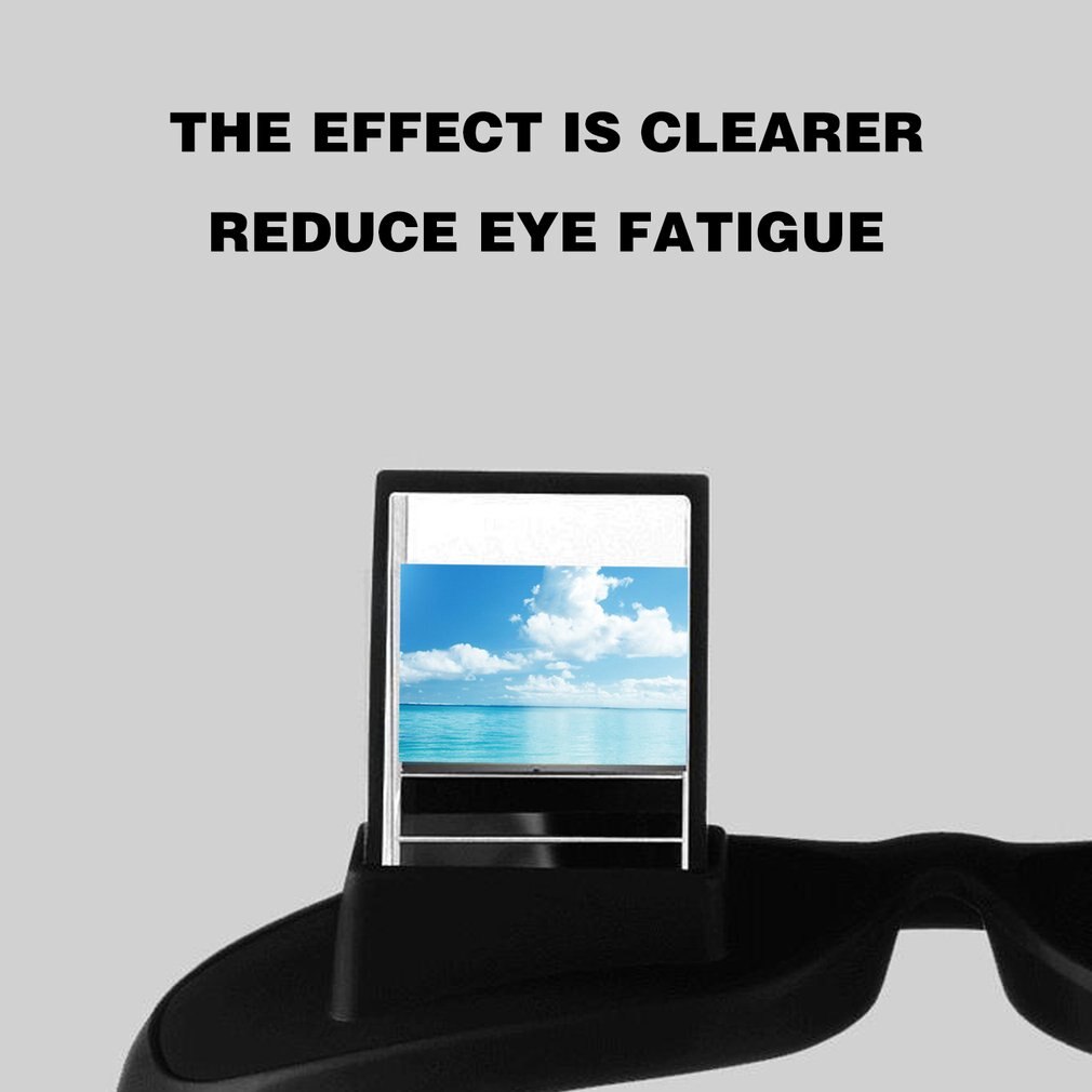 Erstaunliche, bequeme lesebrille mit periskop-funktion, horizontale lesebrille für fernsehen im sitzen oder liegen, prismenbrille für bequemes fernsehen, smarte brille