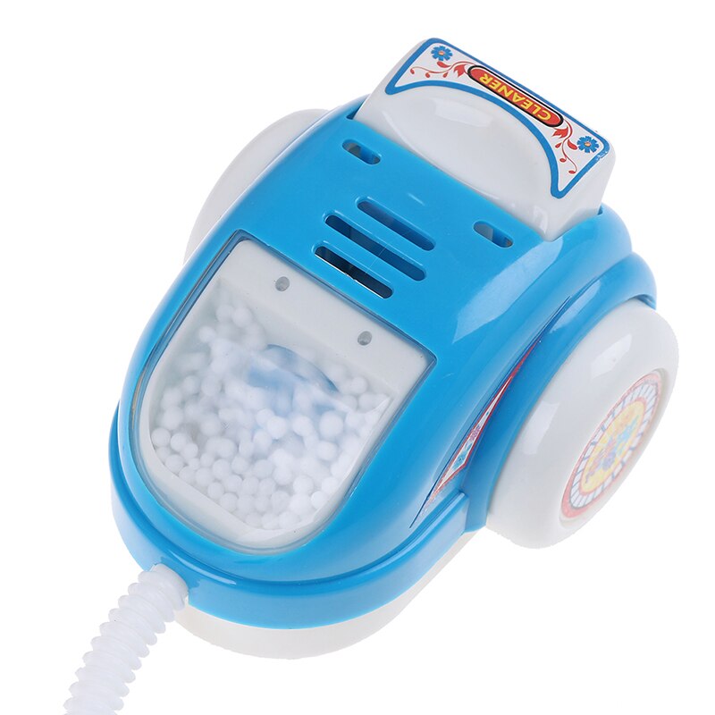 Køkken børn legetøj støvsuger pædagogisk foregiver legeapparater til barn legetøj blå mini husstand