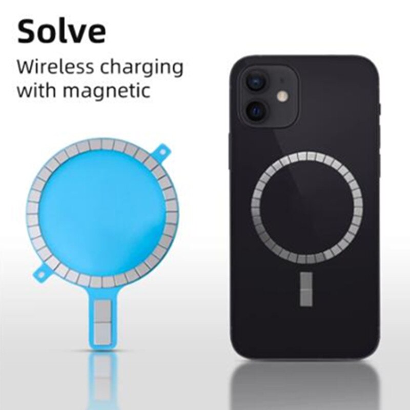 MacSafe Magnetic Wireless Charger Receiver For iPhone 12 Pro Max 11 8 + XS XR X 12Mini Magnet Mag Wireless Safe Charger Receiver