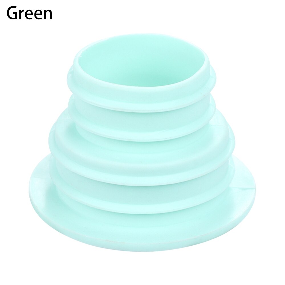 1 unidad, sello de silicona, anillo de enchufe plaga, arandela de Control, desagüe de alcantarillado, tubería, desodorante, desagüe de suelo de piscina, lavadora de baño: green
