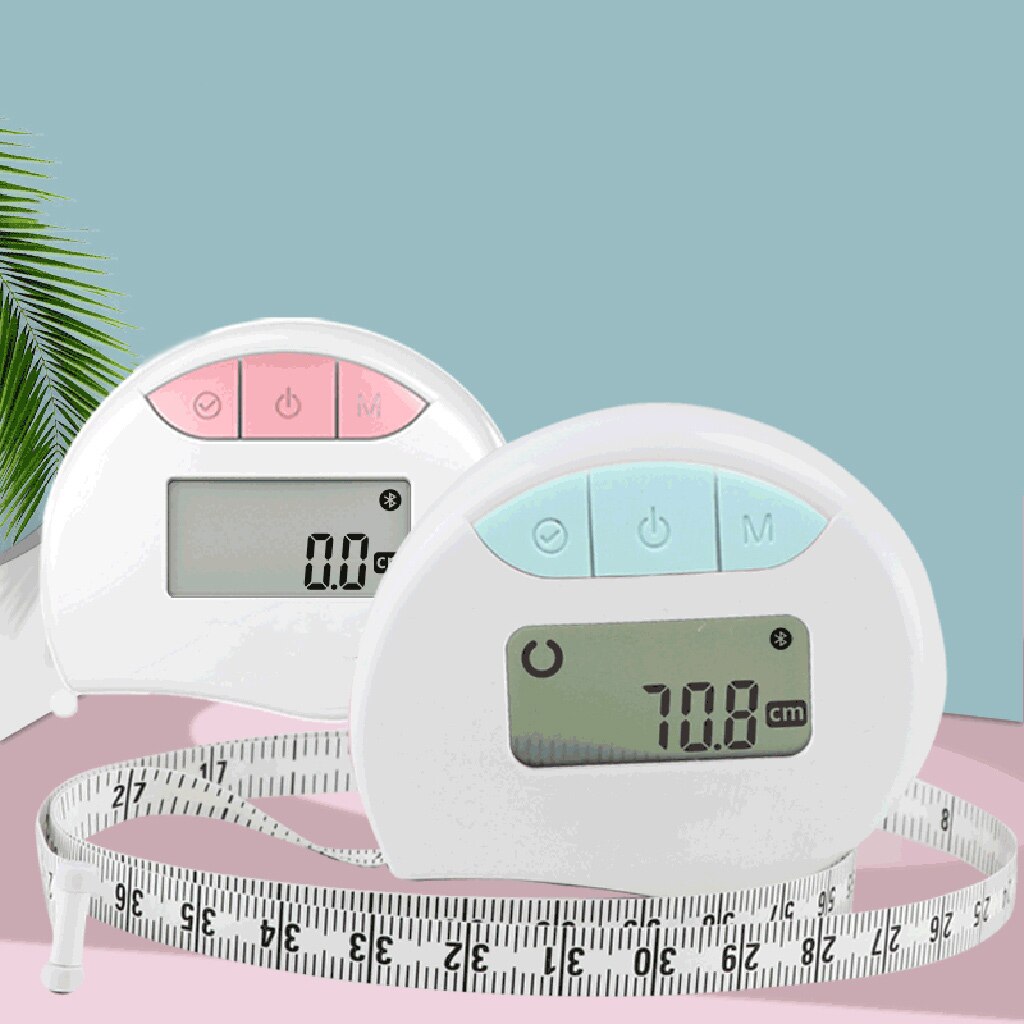 Brand Digital Waist Bicep Measure Body Circumference Tape Measure with Auto-Locking and Retractable