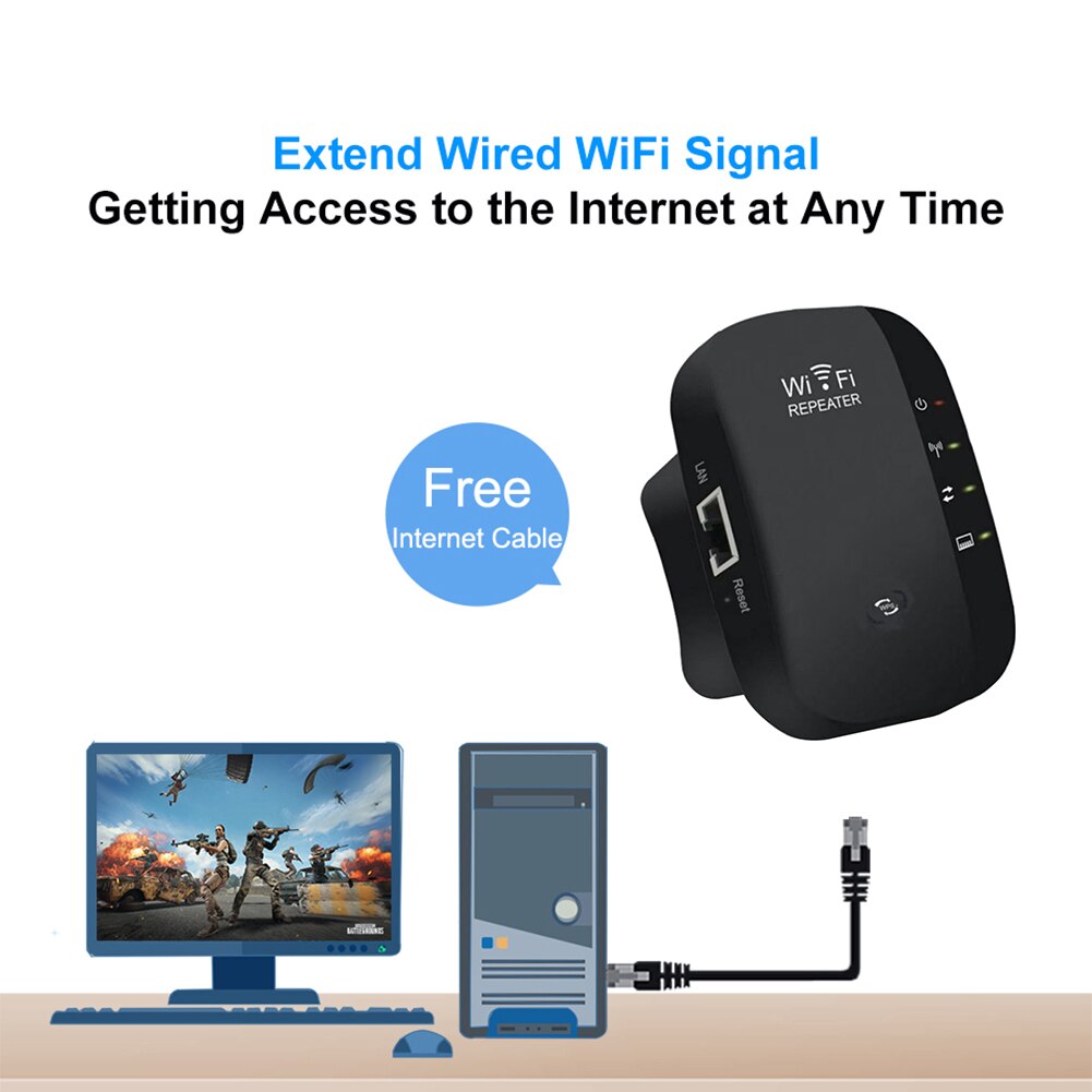 300Mbps Wireless Wifi Repeater EU/US Wifi Signal Amplifier Long Range Wifi Extender Repeate Network Booster Access Point Router