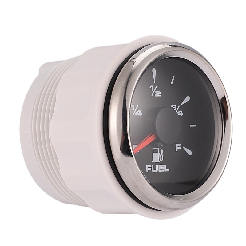 Brændstofniveaumåler båd/marine brændstoftank niveaumåler 12/24v 52mm 240-33 ohm marine instrument