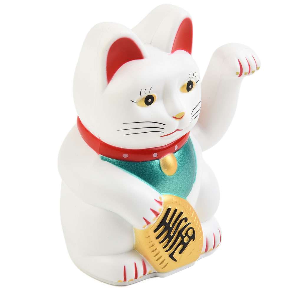 Chinese Lucky Cat Decoratie Zwaaiende Arm Elektrische Hand Zwaaiende Kat Inductie Standbeeld Beeldje Voor Thuis Auto Ornamenten