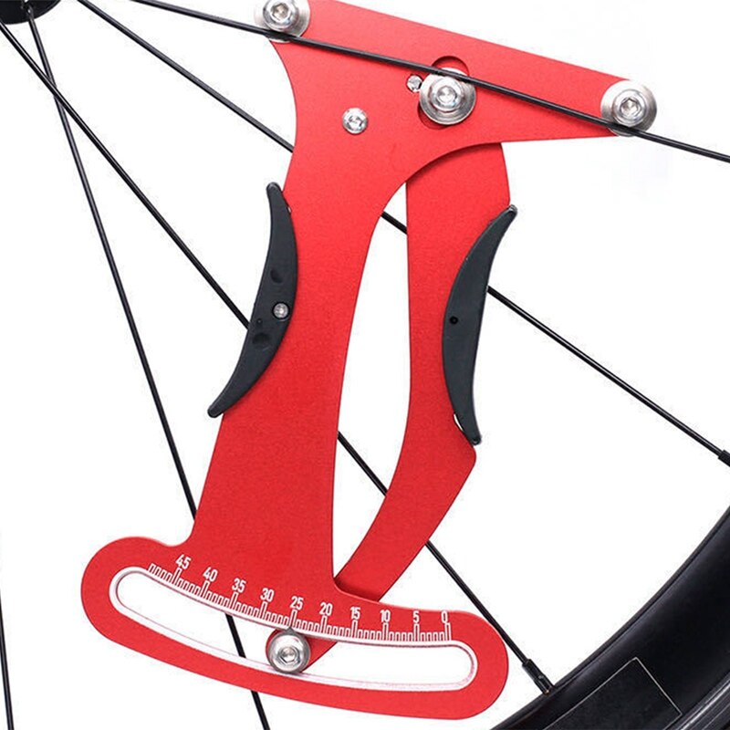 Strumento di calibrazione della misura del calibro dei raggi della ruota della bici accurata dello strumento del misuratore di tensione del raggio della bici della lega di alluminio