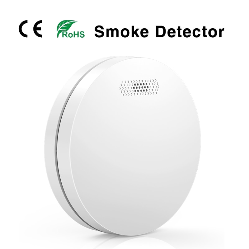 Itra -Thin Independent Smoke Detector Sensor Fire Alarm Mini Somke Alarm Security for Home Alarm Easy Install