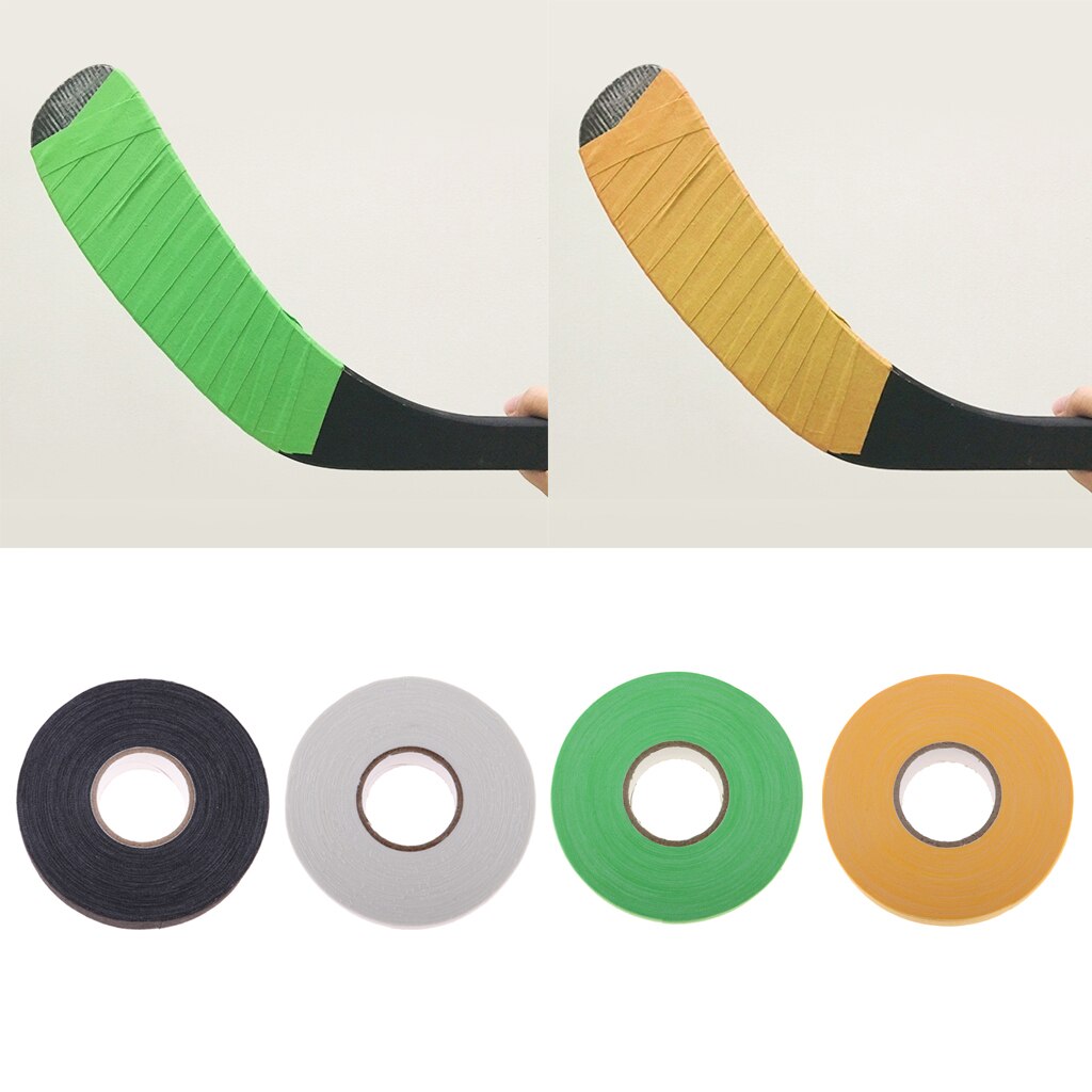 1 Roll Hockey Doek Tape Waterdichte Lijm Ijshockey Lacrosse Stick Wrap Grip Katoen Beschermende Kleding Cue Antislip bandage