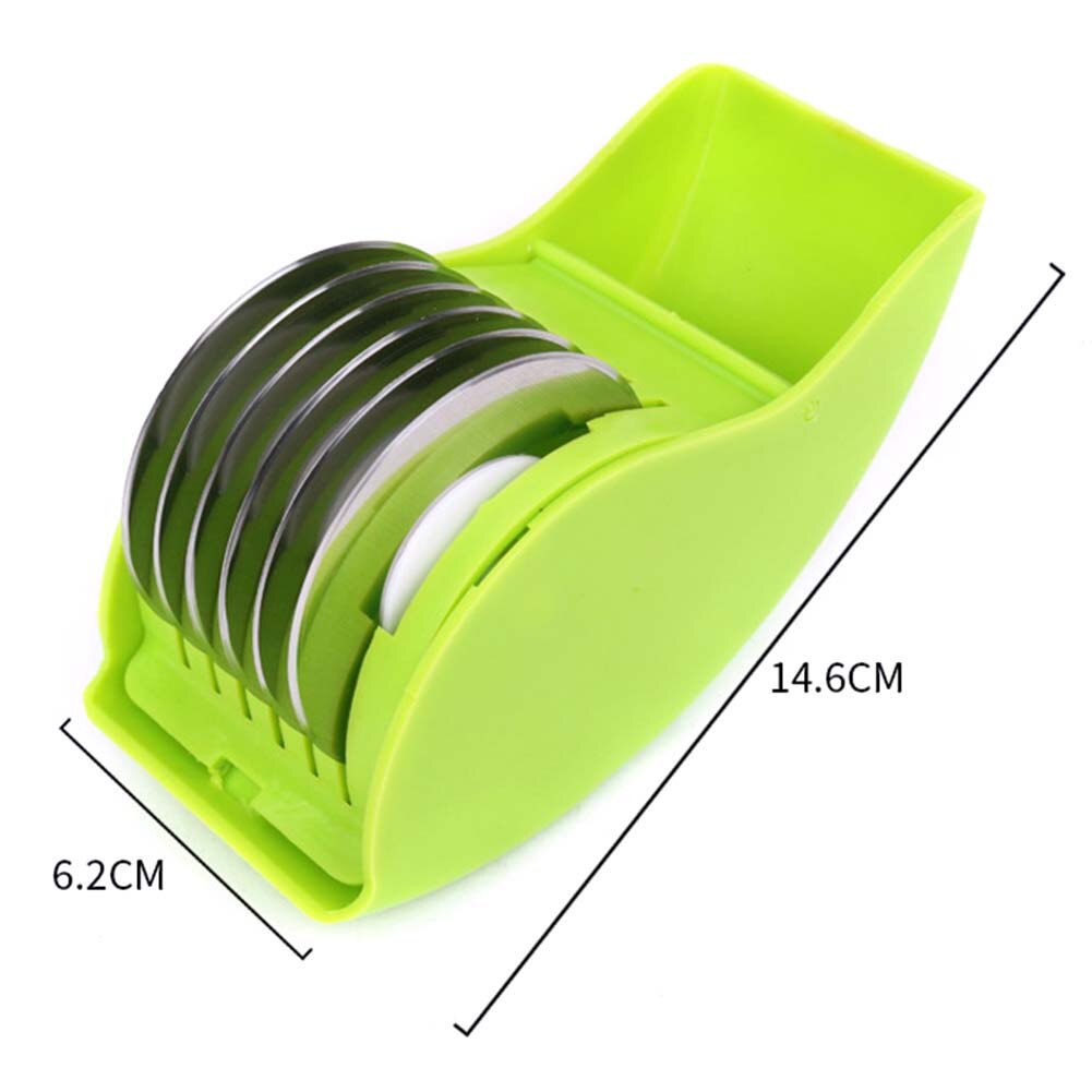 6 En Acier inoxydable Lame Herbe Roulement Hachoir multifonctionnel Pratique Durable Classique Manuel Oignon Hachoir À Légumes
