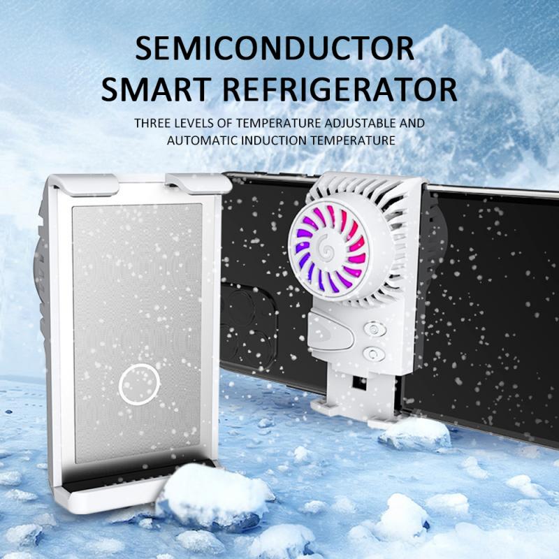 Radiateur Portable pour Smartphone | Radiateur de refroidissement, ventilateur trois niveaux, radiateur Portable pour Smartphone de 4 à 6.5 pouces: 01